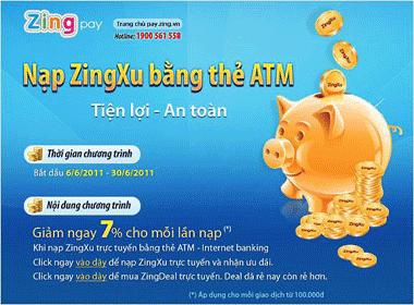 Thanh toán trực tuyến Zing Pay để nhận nhiều ưu đãi